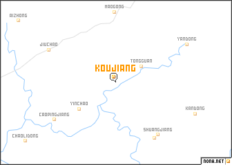 map of Koujiang