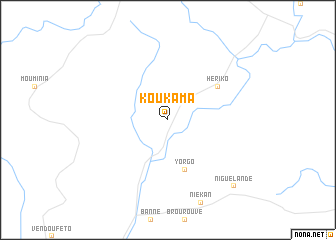 map of Koukama