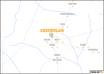 map of Koukandjia
