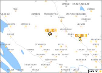 map of Kouka