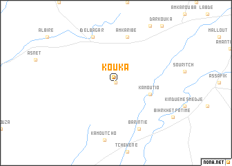 map of Kouka