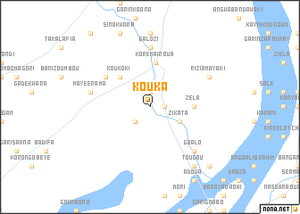 map of Kouka