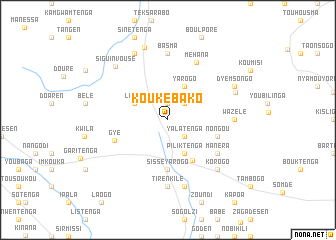 map of Koukébako