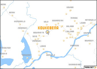 map of Koukébéna