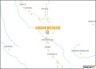 map of Koukébeséné