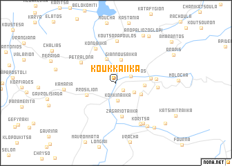 map of Koukkaíïka
