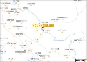 map of Koukkoúlion