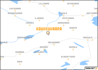 map of Koukkuvaara