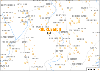 map of Kouklésion