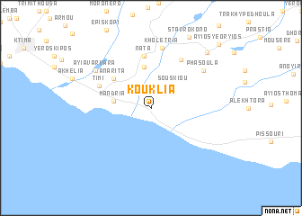 map of Kouklia