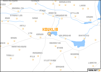 map of Kouklia