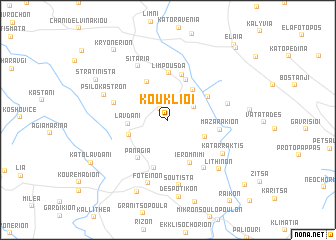 map of Kouklioí