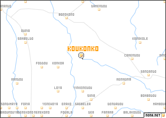 map of Koukonko