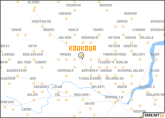 map of Koukoua