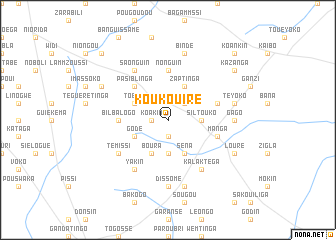 map of Koukouiré