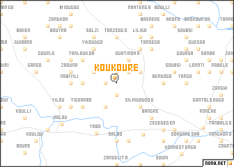 map of Koukouré