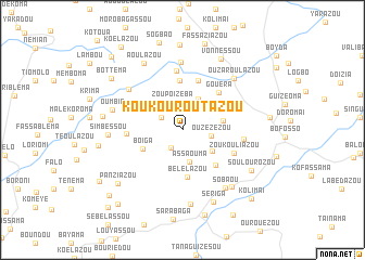 map of Koukouroutazou