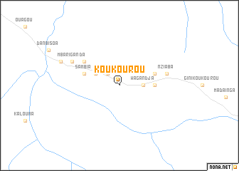 map of Koukourou