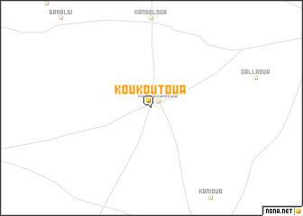 map of Koukoutoua