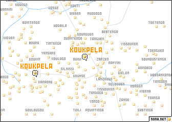 map of Koukpéla