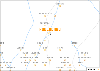 map of Kouladabo