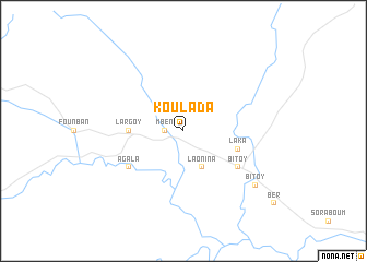 map of Koulada