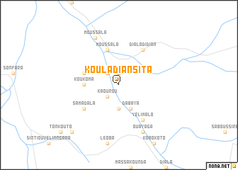 map of Kouladiansita