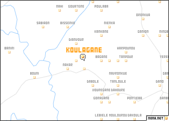 map of Koulagane