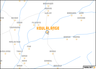 map of Koulalangé
