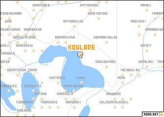 map of Koularé