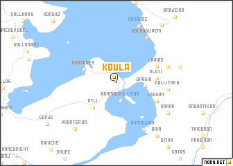 map of Koúla