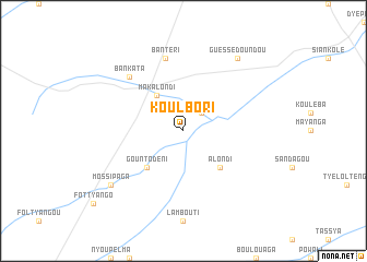 map of Koulbori