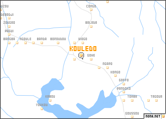 map of Kouledo