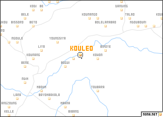 map of Kouléo