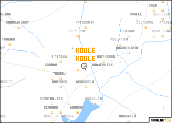 map of Koulé