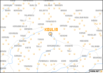 map of Koulia