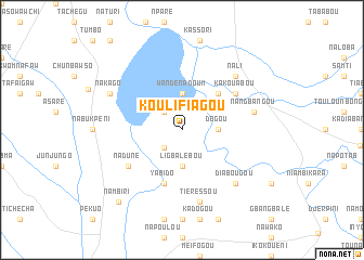 map of Koulifiagou