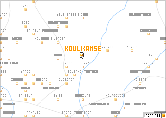 map of Koulikamsé