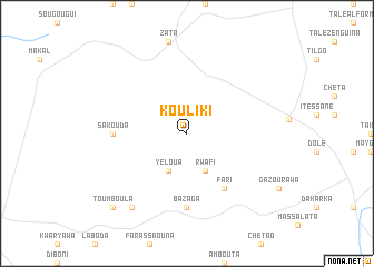 map of Kouliki