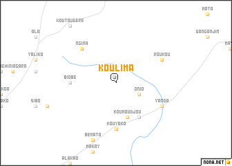 map of Koulima