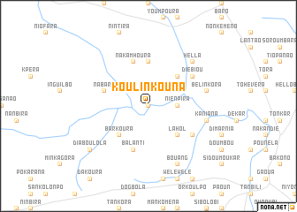 map of Koulinkouna