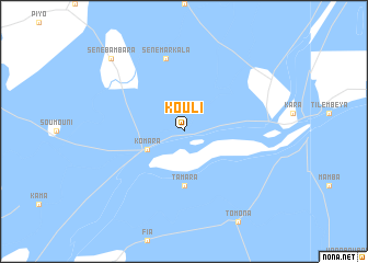 map of Kouli