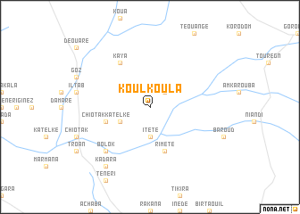 map of Koulkoula