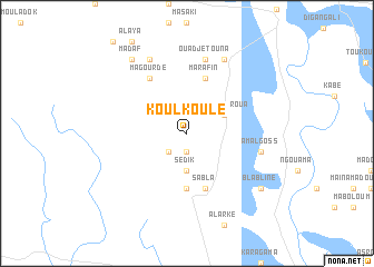 map of Koulkoulé