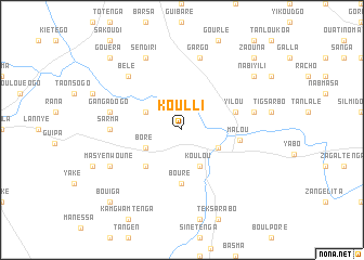 map of Koulli