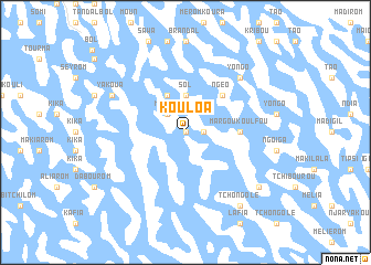 map of Kouloa