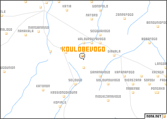 map of Koulobévogo