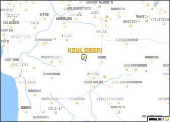 map of Koulobori