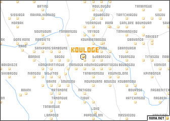 map of Koulogé