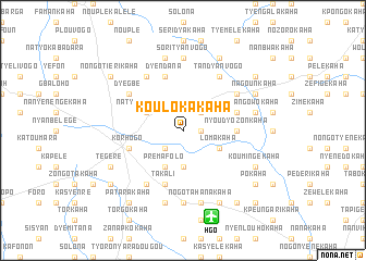 map of Koulokakaha